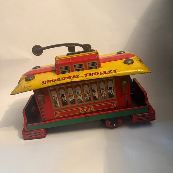 Train Locomotive En Tôle Modern Toys - Western, Années 60, Japon, Pour Pièces